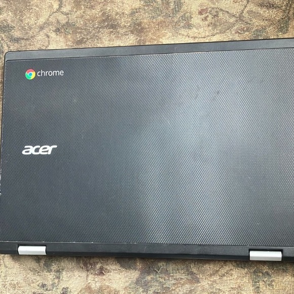 Acer Black Chromebook Laptop Minimalist Design